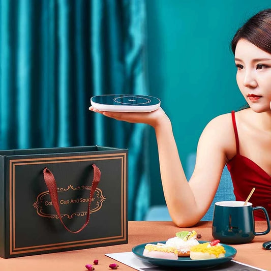 Electric Coffee/Tea Mug Warmer Set